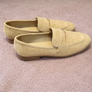 Soda Tan Suede Loafers